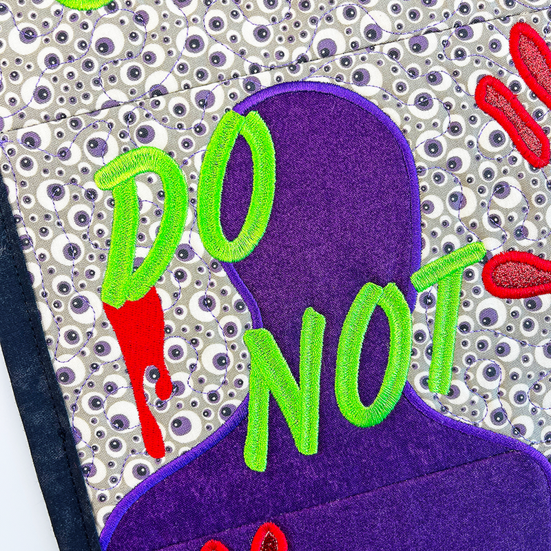 Do Not Enter Hanger 5x7 6x10 7x12 In the hoop machine embroidery designs