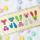 Easter Bunny Applique and Table Runner Pattern - Sweet Pea Australia In the hoop machine embroidery designs. in the hoop project, in the hoop embroidery designs, craft in the hoop project, diy in the hoop project, diy craft in the hoop project, in the hoop embroidery patterns, design in the hoop patterns, embroidery designs for in the hoop embroidery projects, best in the hoop machine embroidery designs perfect for all hoops and embroidery machines