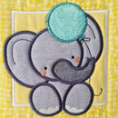 Elephant with Balloons Baby Quilt 4x4 5x5 6x6 7x7 - Sweet Pea Australia In the hoop machine embroidery designs. in the hoop project, in the hoop embroidery designs, craft in the hoop project, diy in the hoop project, diy craft in the hoop project, in the hoop embroidery patterns, design in the hoop patterns, embroidery designs for in the hoop embroidery projects, best in the hoop machine embroidery designs perfect for all hoops and embroidery machines