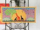 Giraffe Table Runner 5x7 6x10 7x12 - Sweet Pea Australia In the hoop machine embroidery designs. in the hoop project, in the hoop embroidery designs, craft in the hoop project, diy in the hoop project, diy craft in the hoop project, in the hoop embroidery patterns, design in the hoop patterns, embroidery designs for in the hoop embroidery projects, best in the hoop machine embroidery designs perfect for all hoops and embroidery machines