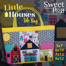 Little Houses Tote Bag 5x7 6x10 7x12 9x12 - Sweet Pea Australia In the hoop machine embroidery designs. in the hoop project, in the hoop embroidery designs, craft in the hoop project, diy in the hoop project, diy craft in the hoop project, in the hoop embroidery patterns, design in the hoop patterns, embroidery designs for in the hoop embroidery projects, best in the hoop machine embroidery designs perfect for all hoops and embroidery machines