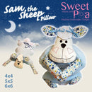 Sam The Sheep Pillow 4x4 5x5 6x6 - Sweet Pea Australia In the hoop machine embroidery designs. in the hoop project, in the hoop embroidery designs, craft in the hoop project, diy in the hoop project, diy craft in the hoop project, in the hoop embroidery patterns, design in the hoop patterns, embroidery designs for in the hoop embroidery projects, best in the hoop machine embroidery designs perfect for all hoops and embroidery machines